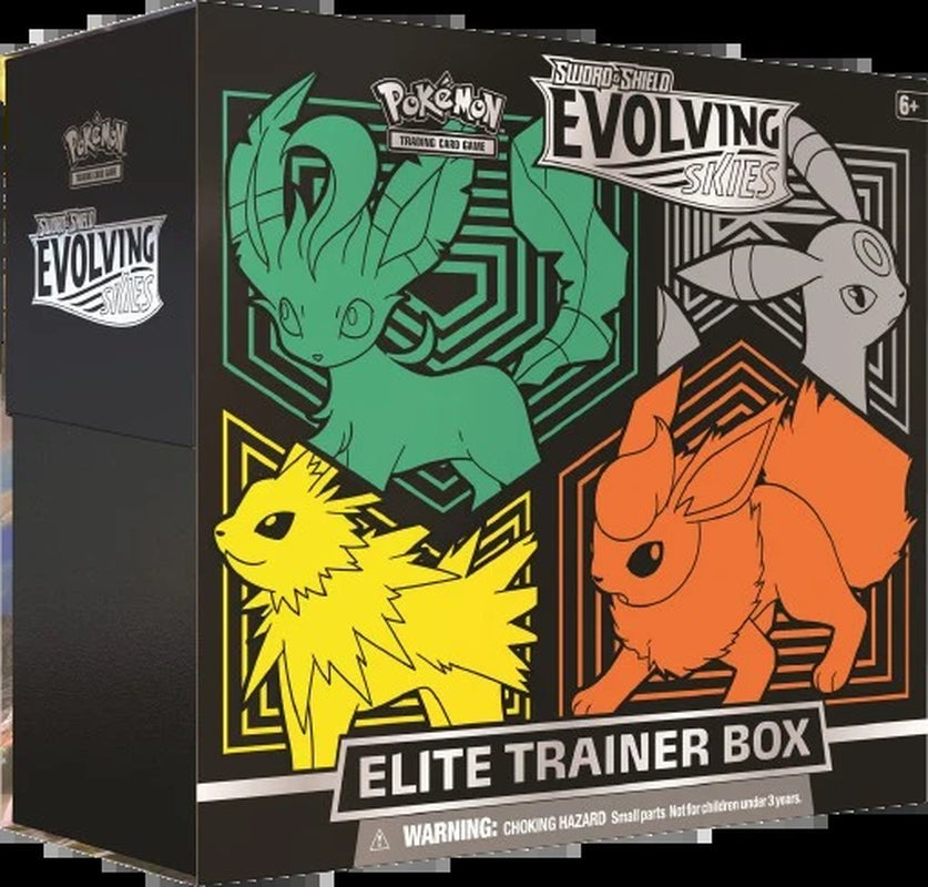 Evolving Skies Jolteon, Flareon, Umbreon & Leafeon Elite Trainer Box