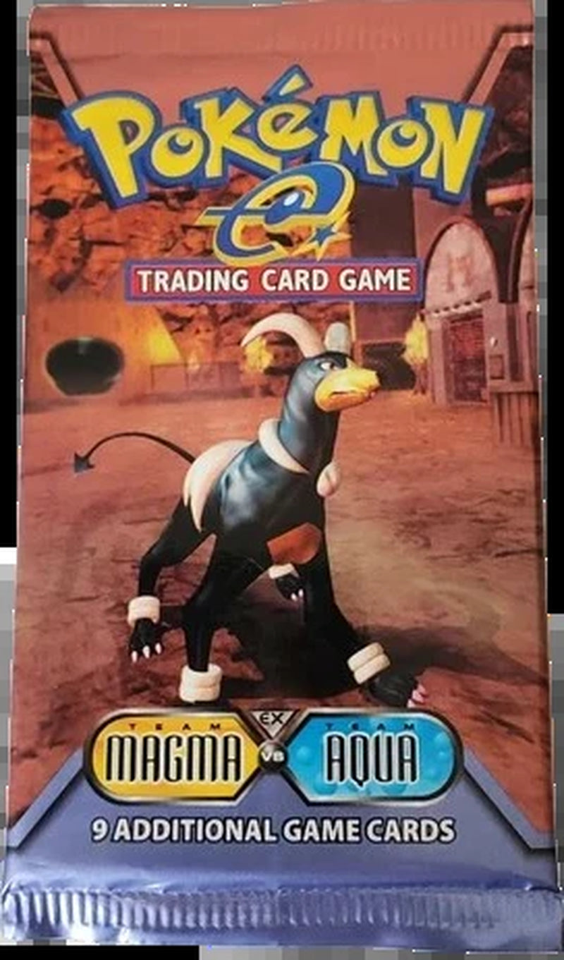 EX Team Magma Versus Team Aqua Booster Pack (Random Art)