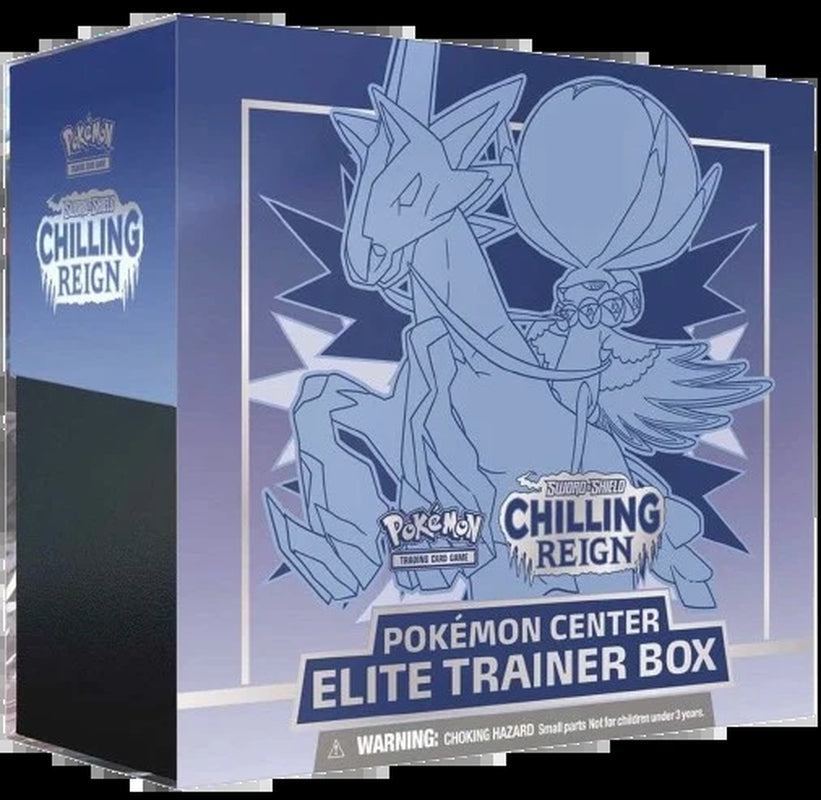Chilling Reign Ice Rider Calyrex Pokémon Center Elite Trainer Box
