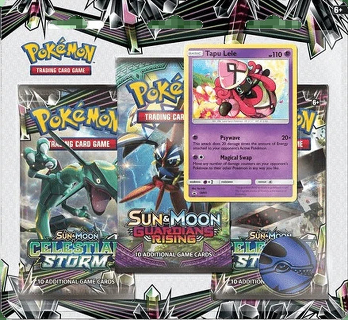 Celestial Storm & Guardians Rising Tapu Lele Promo 3 Pack Blister