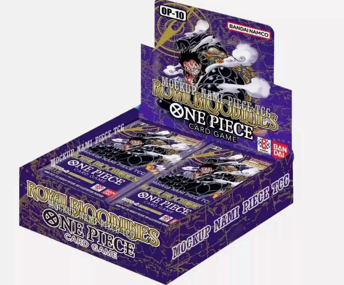 Bandai One Piece TCG OP-10 Royal Bloodlines Booster Box English One Piece Trading Cards