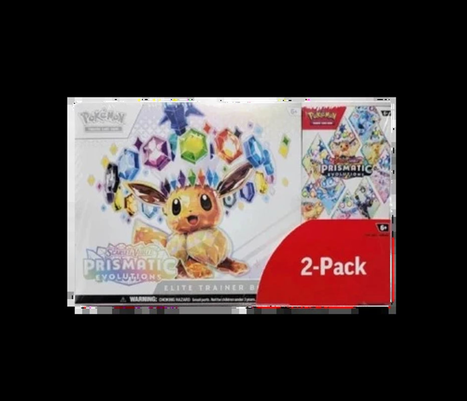 Prismatic Evolution 2-pack Elite Trainer Box & Booster bundle