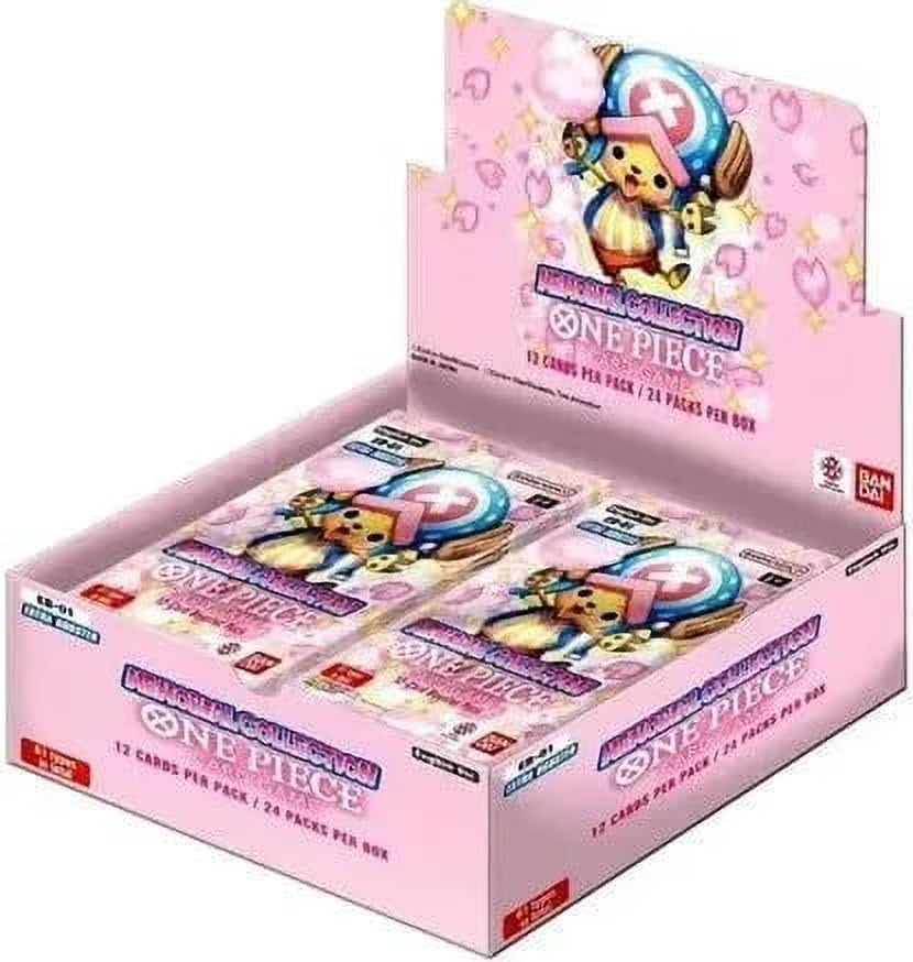 Bandai One Piece Trading Cards - Memorial Collection EB-01 - BOOSTER BOX [24 Packs]