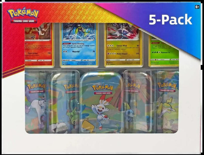 Galar pals Mini Tins 5-pack
