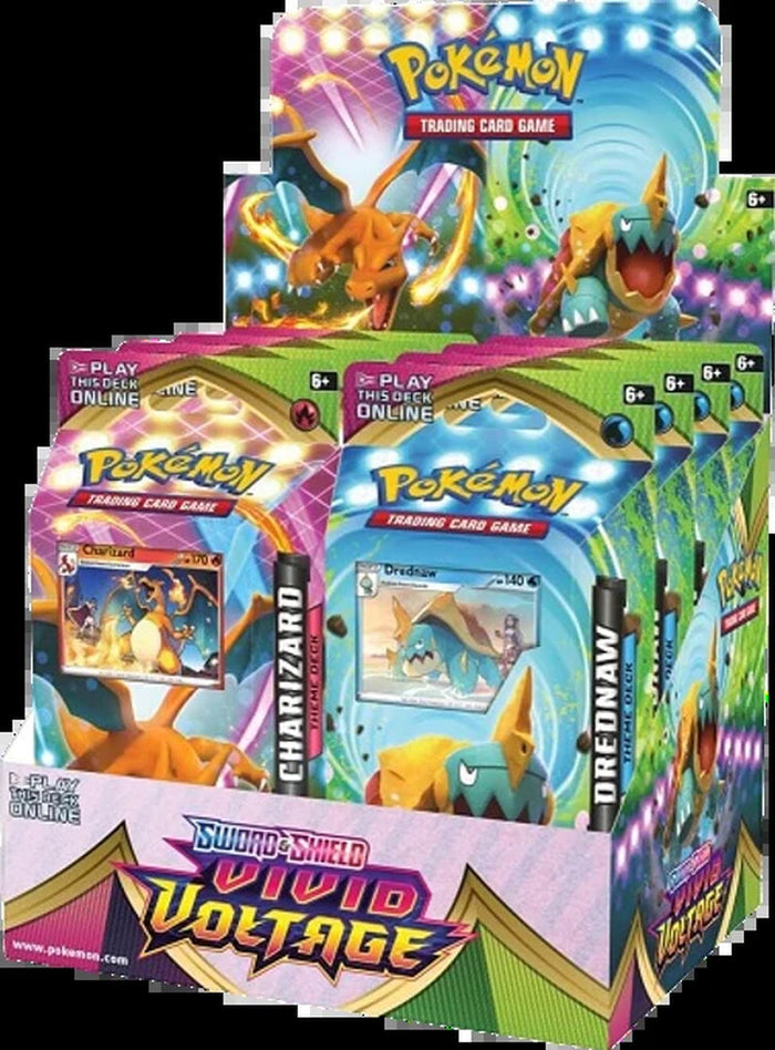 Vivid Voltage Display of 8 Theme Deck