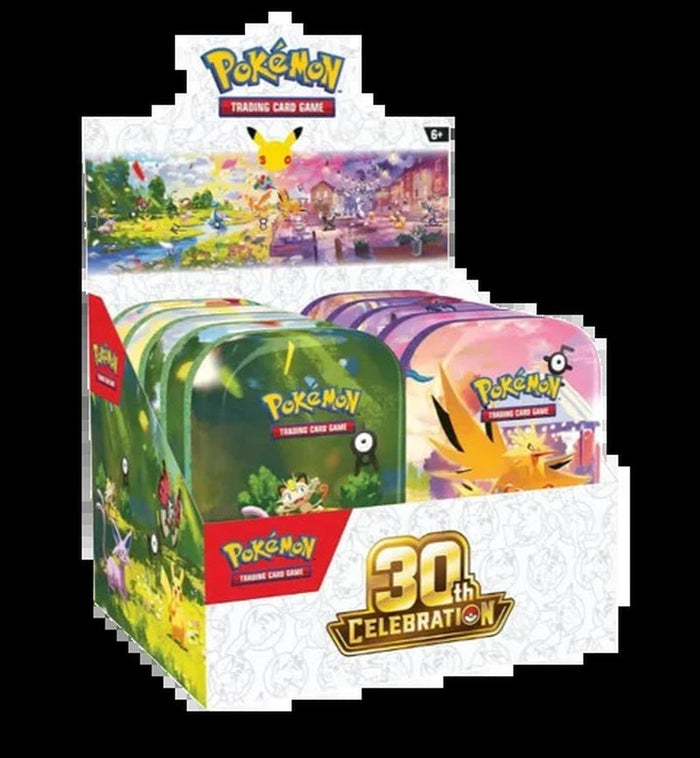 30th Celebration Mini Tin Display