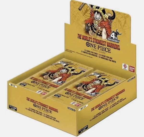 One Piece World'S Strongest Warriors OP-17 Sealed Booster Box  English