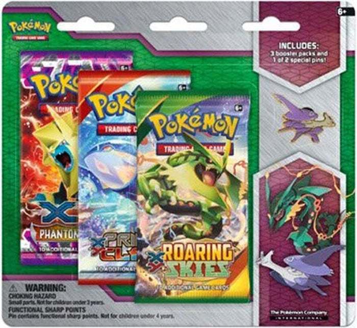 XY Mega Latios Pin 3 Pack Blister