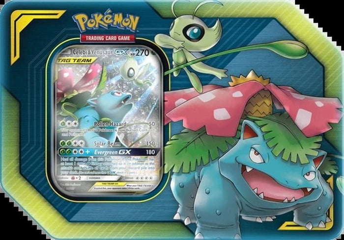 Tag Team Celebi & Venusaur GX Tin [2021 Reprint]