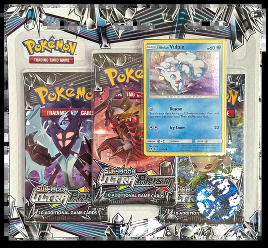 Ultra Prism Alolan Vulpix Promo 3 Pack Blister
